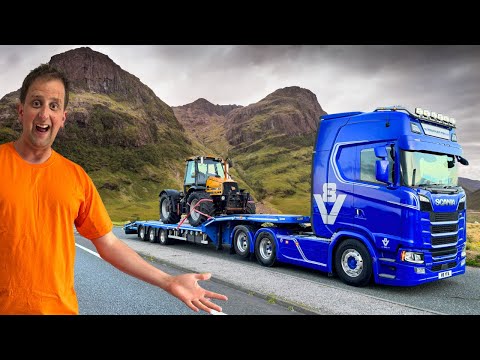 OVERNIGHT TO SCOTLAND AGAINST THE CLOCK | #truckertim