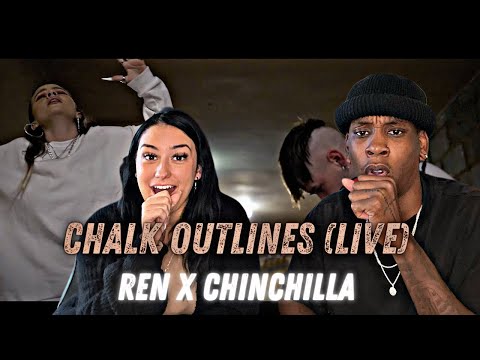 FIRST TIME HEARING Ren X Chinchilla - Chalk Outlines (live) | REACTION