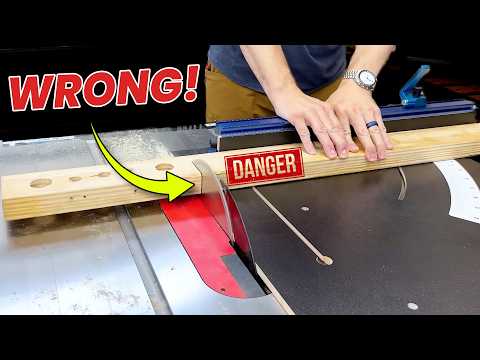 NEVER Use a Table Saw Like This (99% of Beginners Do!)
