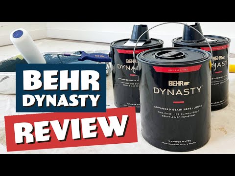 BEHR DYNASTY® Interior Paint Review. A True One Coat Paint