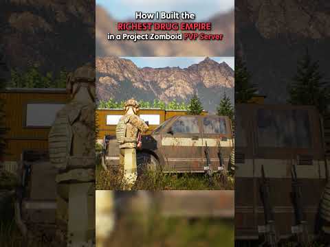 How I Built the RICHEST DRUG EMPIRE in a Project Zomboid PVP Server [Short]