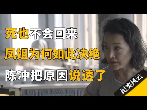 死也不回来，离开24年未归，凤姐究竟为何如此决绝？陈冲都把原因说透了！#纪实风云 #纪录片 #陈冲