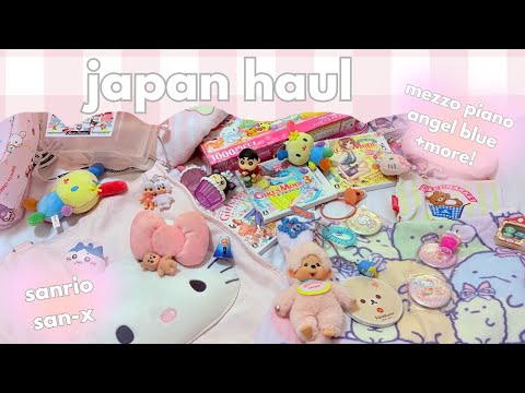 everything i got in japan! trinkets, clothes, gifts haul 💗🇯🇵