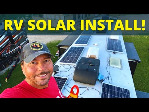 ☀️  RV Solar Install! 😎  (Full Time RV Life)
