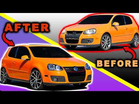 COMPLETELY Fixing a TRASHED MK5 GTI ~ Worth It?