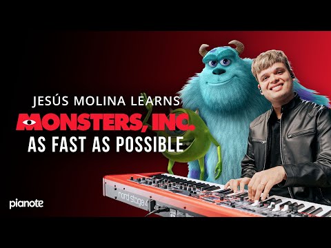 Jesus Molina Learns The "Monster's Inc. Theme" As Fast As Possible