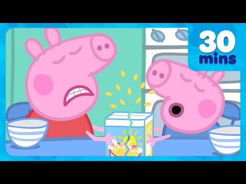 George Pig & Peppa Pigs Sibling Rivalry 🥣 George & Peppas Fight 😠 Peppa Pig Full Episodes | 30 Mins