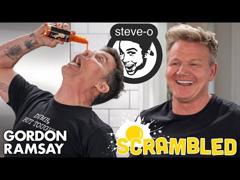Steve-O Shocks Gordon Ramsay While Making A Southwestern Omelette | Scrambled