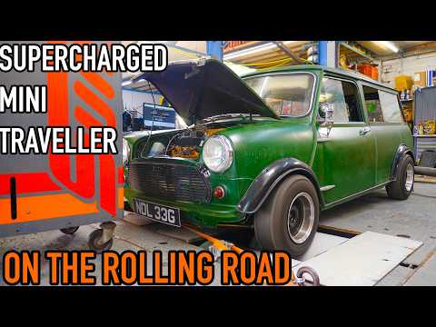 TAKING MY SUPERCHARGED MINI TRAVELLER TO THE ROLLING ROAD - VMAXSCART - Big Bogey Part 13.