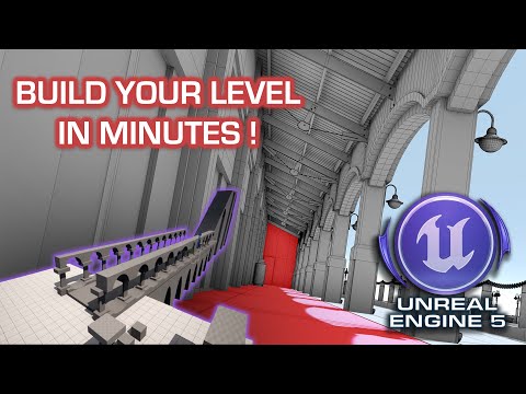 Unreal Engine 5 | Level Design | Greybox Entire Levels in Minutes