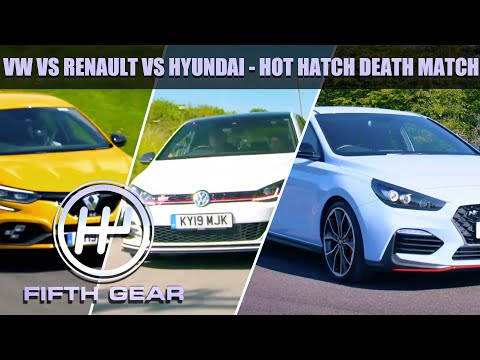 VW VS RENAULT VS HYUNDAI - FULL HOT HATCH DEATH MATCH | FIFTH GEAR