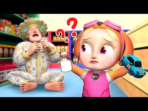 Daddy Turned Into A Baby | Take Care of Daddy | Baby Care Song | Rosoo Nursery Rhymes & Kids Song