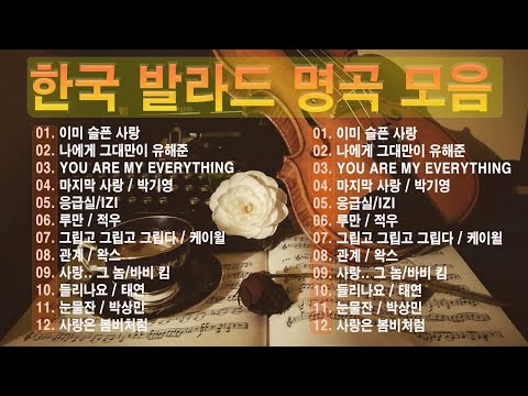 하루 종일 듣기 좋은 노래 \일할때 듣기좋은 발라드 추천 광고없는 노래모음 \ 나는 반딧불 / 황가람 , 김필/임영웅/ 멜로망스/ 케이시/거미/ 박보람/이하이/이수현 /백지영...