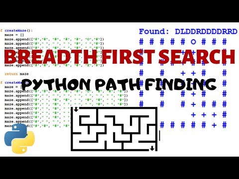 Python Path Finding Tutorial - Breadth First Search Algorithm