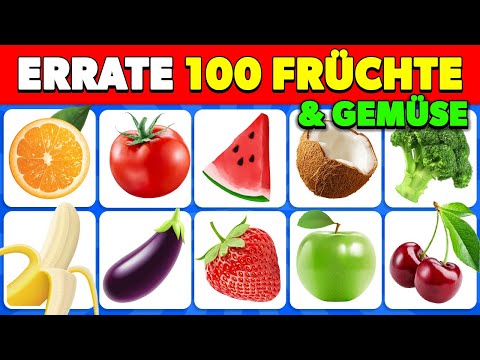 Guess the fruit and vegetable in 3 seconds 🍎🥑🍍 | From EASY to IMPOSSIBLE