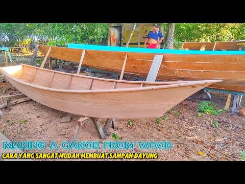 Creative ideas for making a rowing boat _ very easy to do construction techniques