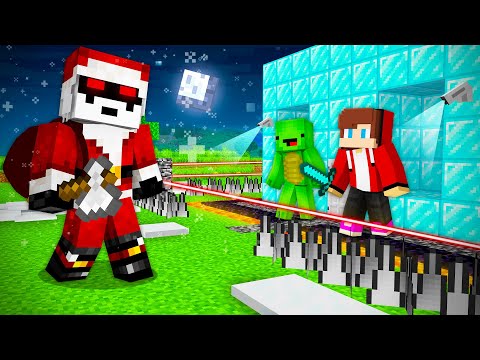 CURSED SANTA vs Security House in Minecraft - Maizen JJ and Mikey