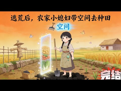《逃荒后，农家小媳妇带空间去种田》叶春儿与亲人被迫分散，甚至转手被卖做小妾，本以为人生就此灰暗，谁想到被人救回家，叶春儿不但重新拥有了爹娘疼爱，还意外发现有个灵泉空间？#古代言情#逃荒#种田 #穿越