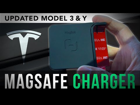 Tesla MagSafe Charger Mount by MagBak | Model 3 2024 & Model Y 2025 Refresh ⚡️