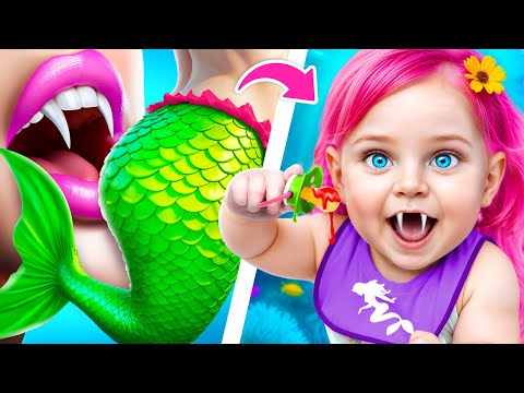 リッチなヴァンパイヤの家の貧乏なマーメイド！ヴァンパイヤになる方法！