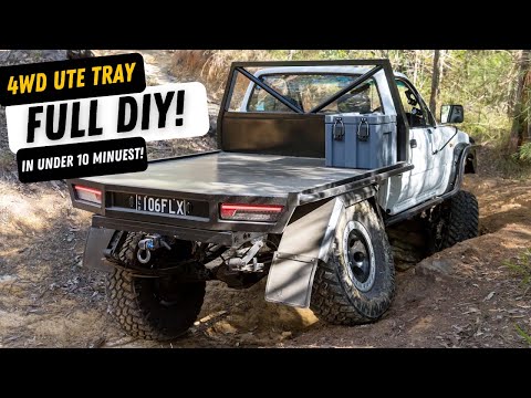 Building my custom 4WD ute tray - In under 10 Minuets!
