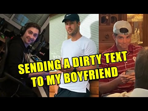 Sending Dirty Text To My Boyfriend/Fiance To See His Reaction | Compilation