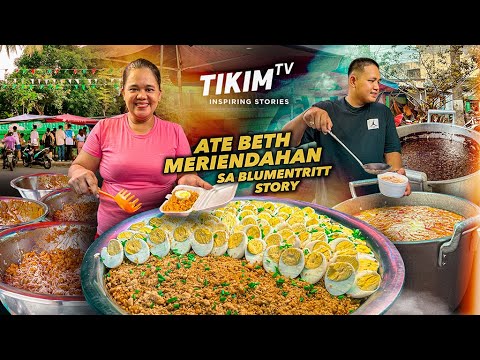 Best Manila Street food MERIENDA | Palabok, Sopas, Macaroni, Champorado, Puto, Ginataan | TIKIM TV