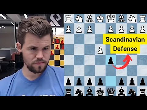 Magnus is playing Scandinavian Defense!
