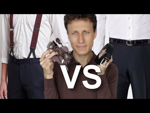 Belt vs Suspenders(braces) The Ultimate Guide for Brands, Materials and Style
