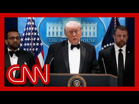 Trump speaks after shots fired at White House Correspondents’ Dinner