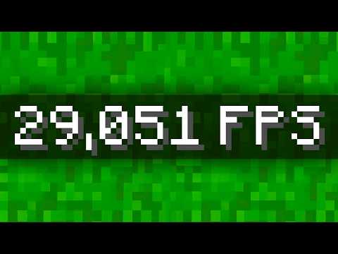 I beat the Minecraft FPS world record.