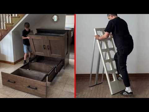Brilliant Space-Saving & Secret Storage Ideas | Smart Furniture Solutions