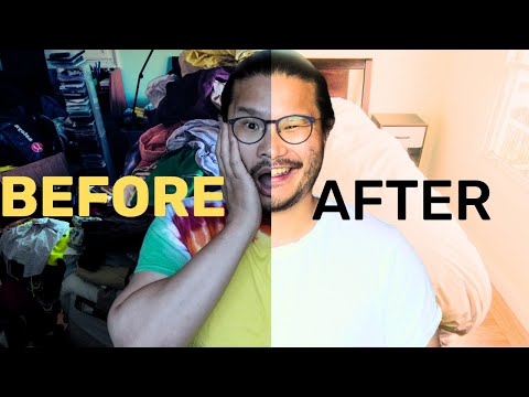 EXTREME KONMARI METHOD DECLUTTER [Before and After]