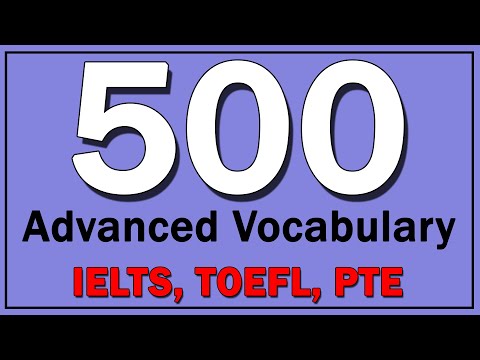 500 Advanced English Vocabulary | Learn While You Sleep