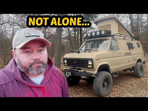 Wild Dogs Sneak Up On Us | Abandoned Overland Camping