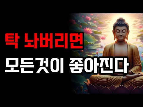 내려놓아라, 모든것이 좋아진다 | 부처님 말씀 | 석가모니 가르침
