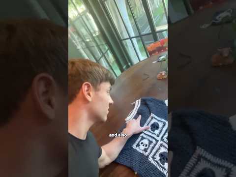 Comment a 💀 if you want the pattern! 👀🖤