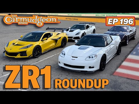 The C8 Corvette ZR1 Meets Its Predecessors — and Ferraris and Lambos — The Carmudgeon Show Ep. 196