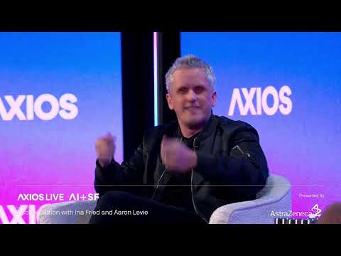 Box’s Aaron Levie with Axios’ Ina Fried