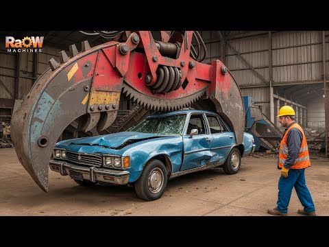 30 Most Insane Shredding & Crushing Machines That Obliterate Everything |  Scrap Processing #30