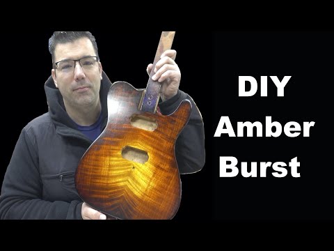 DIY Amber Burst on Flame Maple with Angelus Dyes - Full Masterclass