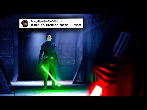 I challenged a toxic viewer to a 1v1 to prove himself... (Battlefront 2)