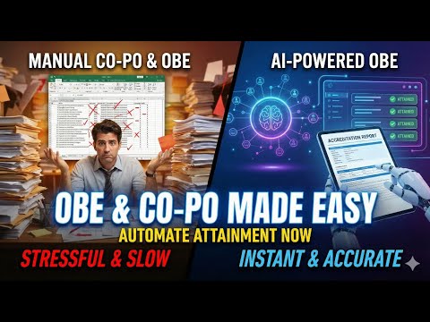 AI Tools: Making CO PO attainment and OBE-Automate CO-PO Attainment with AI (Fast & Error-Free)