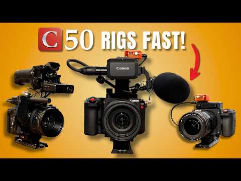 How To Rig A C50 For SOLO CREATORS! AND A Mic Mount Option.