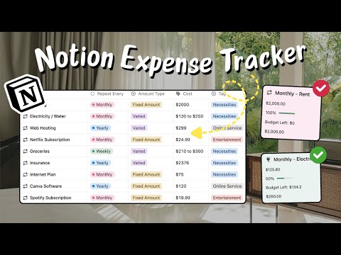 How to Add a Recurring Finance Tracker in Notion | Notion Setup Idea Before 2026