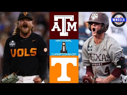 #3 Texas A&M vs #1 Tennessee (AMAZING CHAMPIONSHIP!) | College World Series | 2024 College Baseball
