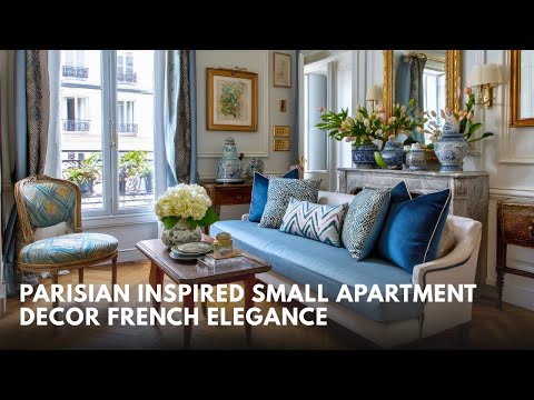 Parisian Inspired Small Apartment Decor That Captures the Essence of Classic French Elegance