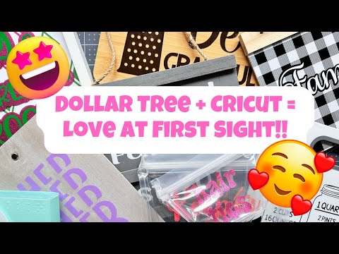 10 Dollar Tree Cricut Craft Projects | Beginner Friendly