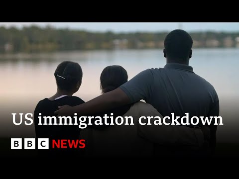 Family reunited after a decade - now a Trump clampdown could tear them apart | BBC News