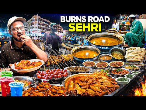 Nihari at Waheed Kabab | Burns Road Ramadan Street Food | Best Sehri in Karachi, Pakistan